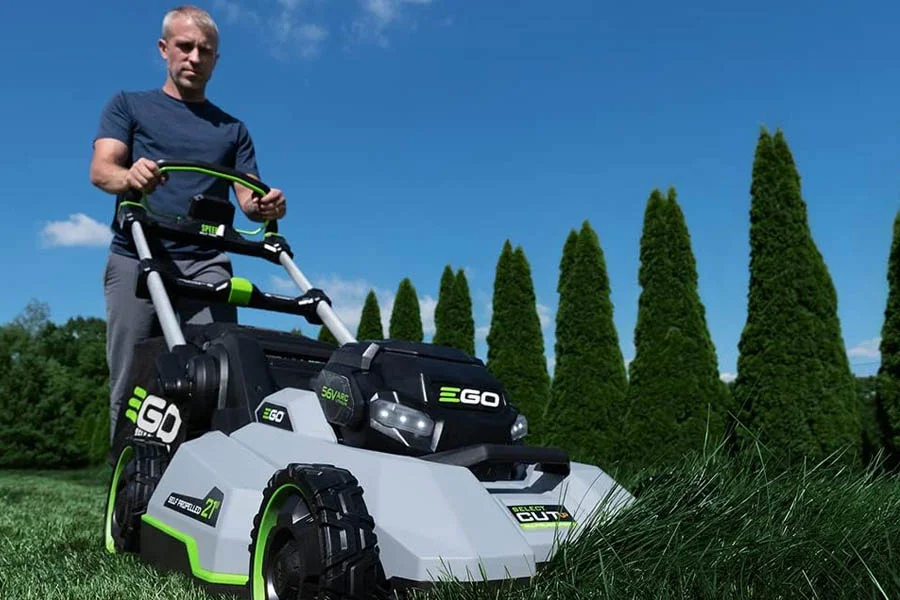 best rated battery lawn mower